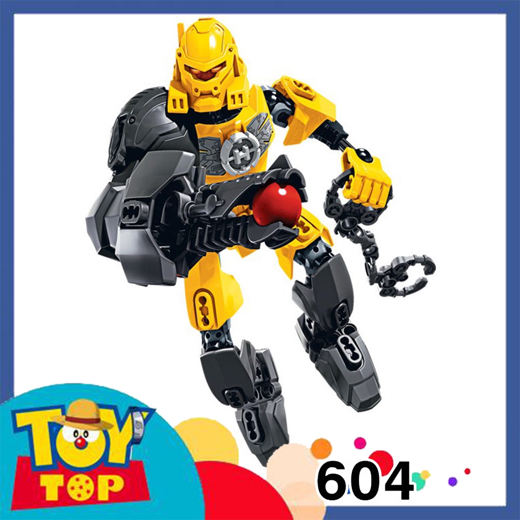 Đồ chơi lắp ráp ghép dạng rô bốt 601 602 603 604 xếp hình robot thế hệ 4.0