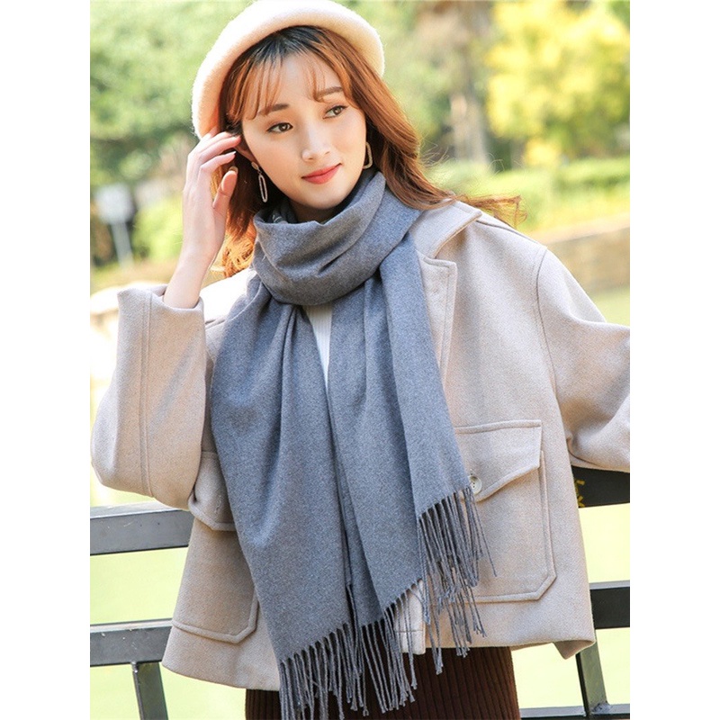 Khăn quàng cổ Nữ XANH JEAN len dạ CASHMERE Hàn Quốc LOẠI 1 CHẤT ĐẸP, Khăn lụa ThyThy, quàng cổ cao cấp,KHĂN MÙA ĐÔNG