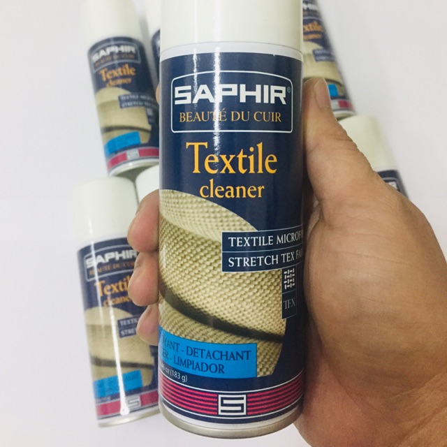 Làm sạch vải, cói và canvas - Saphir Textile cleaner