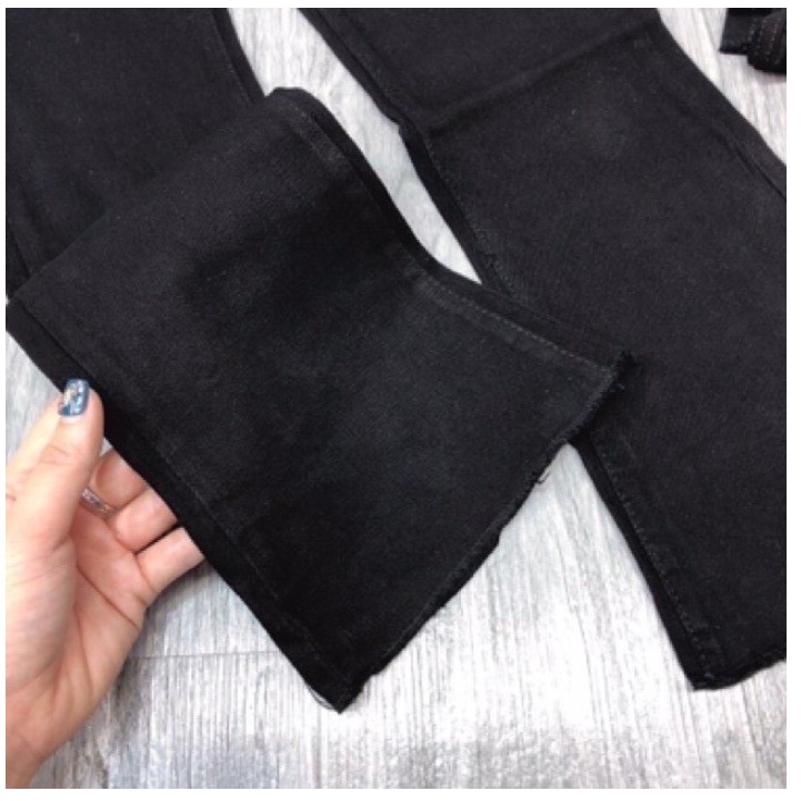 Quần jean nữ ống loe cạp cao co dãn nhẹ bốn chiều siêu tôn dáng chân dài,quần ống loe | BigBuy360 - bigbuy360.vn