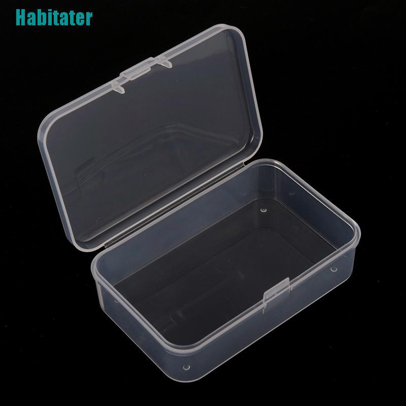 1 Hộp Nhựa Trong Suốt Có Nắp Đậy Đựng Đồ Dùng Tiện Lợi