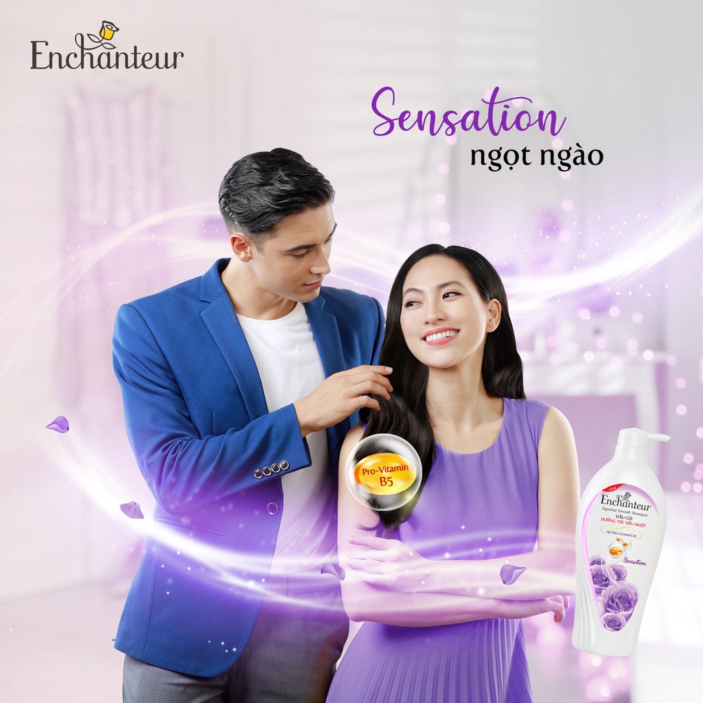Dầu Gội Dầu Xả Enchanteur Hương Nước Hoa Dưỡng Tóc Bóng Mượt Dạng Sample 6g