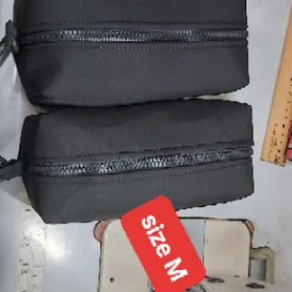 Hộp bút vải đen trơn