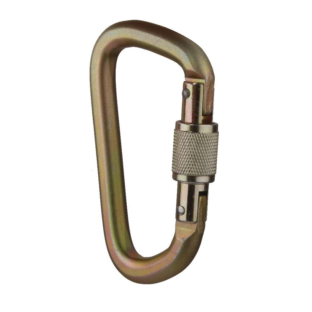 Móc khóa chữ D Carabiner leo núi chịu lực 40kn