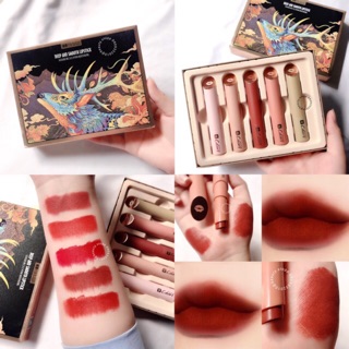 Set 5 son sáp lì cao cấp youliyoula