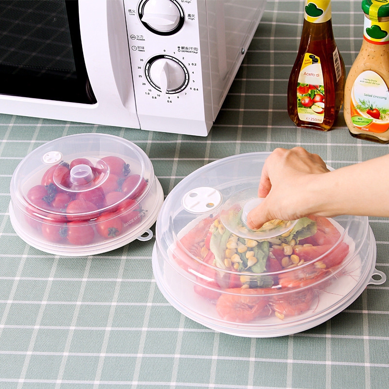 Nắp nhựa đậy thức ăn có thể dùng cho lò vi sóng