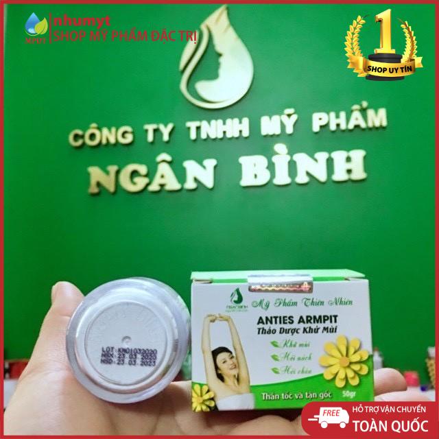 Thảo Dược Khử Mùi Hôi Nách Hôi Chân Ngân Bình ngăn mùi hôi thâm nách giảm tiết mồ hôi vàng áo nhumyt