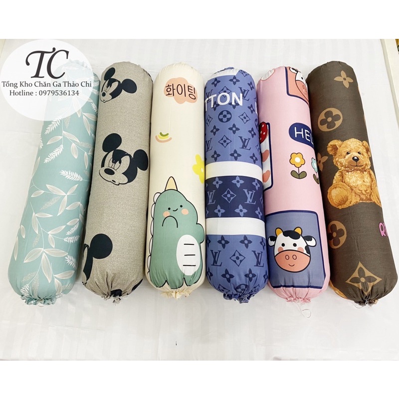Vỏ Gối Ôm Cotton Poly Siêu Dễ Thương- Đẹp- Rẻ- Mẫu Mã Đa Dạng