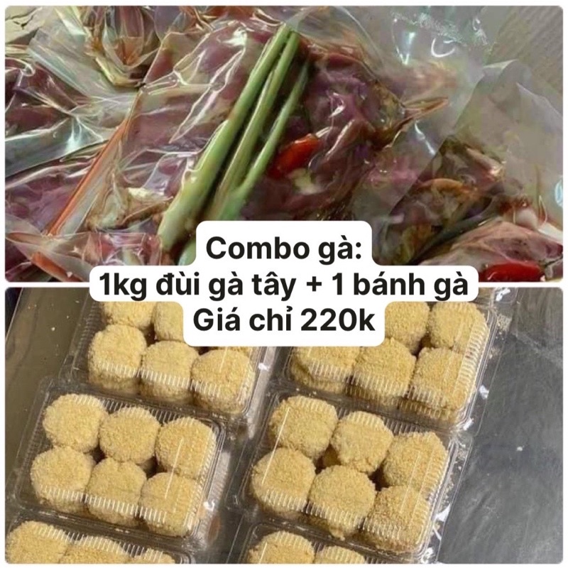COMBO BÁNH GÀ VÀ ĐÙI GÀ TÂY