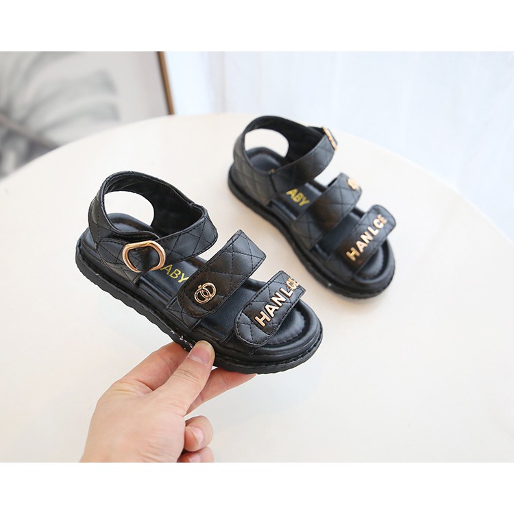 sandal bé gái size 26-35 da mềm cá tính