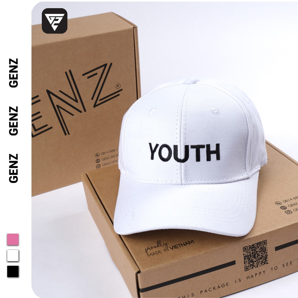 Mũ lưỡi trai nón kết GENZ thêu chữ ulzzang unisex thích hợp cả nam nữ cá tính