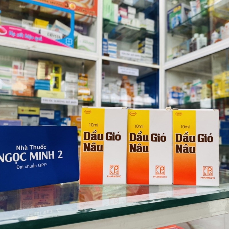 ✅ [Chính Hãng] Dầu Gió Nâu (Chai lớn 10 ml ) hàng chính hãng công ty Pharmadic