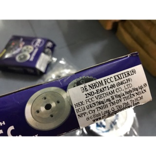 Cặp đế nhôm tấm ép EX 150 zin hãng FCC