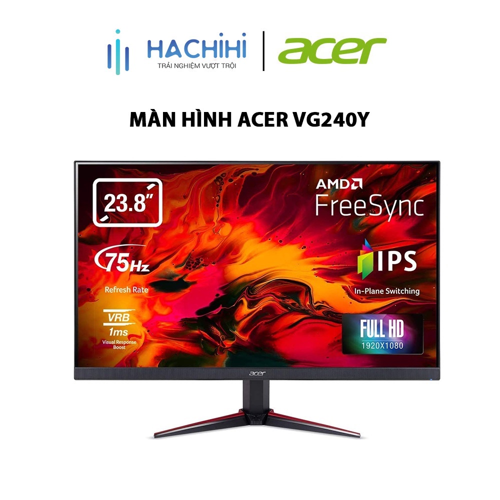 Màn Hình Acer VG240Y 23.8" FHD IPS 75Hz FreeSync