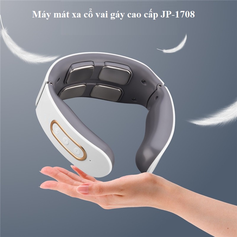 Máy Mát Xa Cổ Vai Gáy JP-1708 Cap Cấp 4 Điện Cực Giúp Thư Giãn Loại Bỏ Các Tình Trạng Đau Đầu, Hoa Mắt, Chóng Mặt.