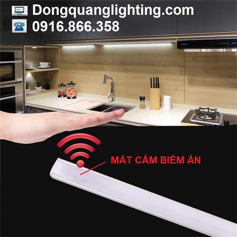 BỘ ĐÈN LED CẢM BIẾN VẪY TAY XUYÊN CHỤP CÓ THỂ DIM, MẪU MỚI 30-100cm
