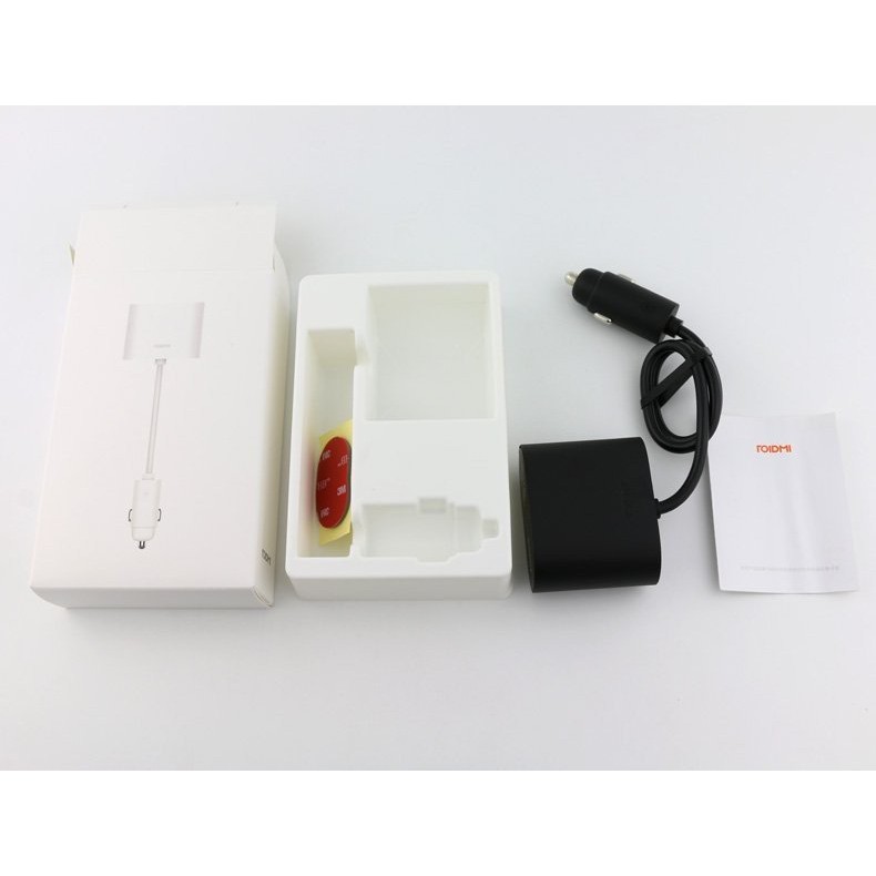 Bộ chuyển đổi từ 1 cổng sạc xe hơi ra 2 cổng sạc Xiaomi Roidmi