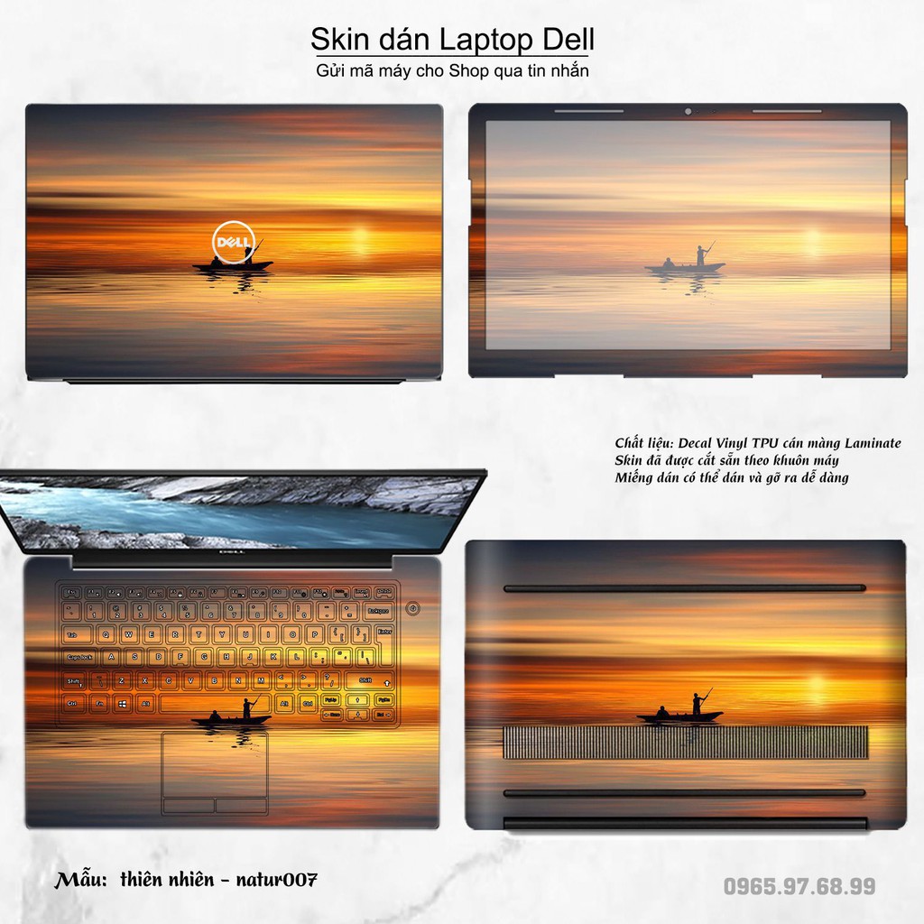 Skin dán Laptop Dell in hình thiên nhiên (inbox mã máy cho Shop)