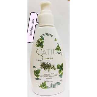 SỮA TẮM GIẢM VIÊM NANG LÔNG , MỤN TRỨNG CÁ -SATID 150ML.
