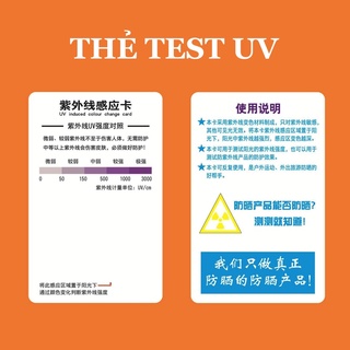 Thẻ đo tia UV/UVA/UVB, tia cực tím cực chính xác