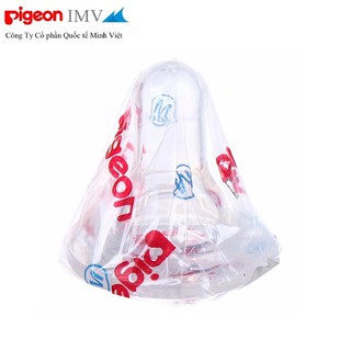 Núm ty Pigeon silicone mềm (cổ hẹp) chính hãng