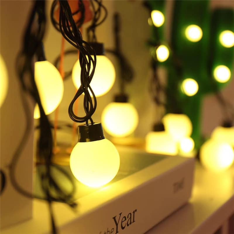 Bóng Đèn Led Trang Trí Sân Vườn, Ngoài Trời, Phòng Ngủ Bóng To 4cm