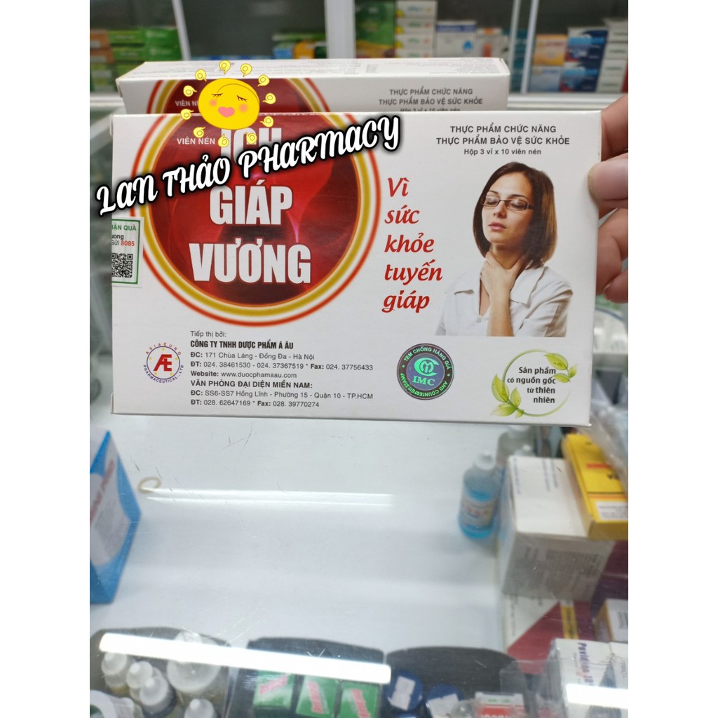 [CÓ TEM TÍCH ĐIỂM] ÍCH GIÁP VƯƠNG HỘP 30 VIÊN HỖ TRỢ TĂNG CƯỜNG SỨC KHỎE TUYẾN GIÁP