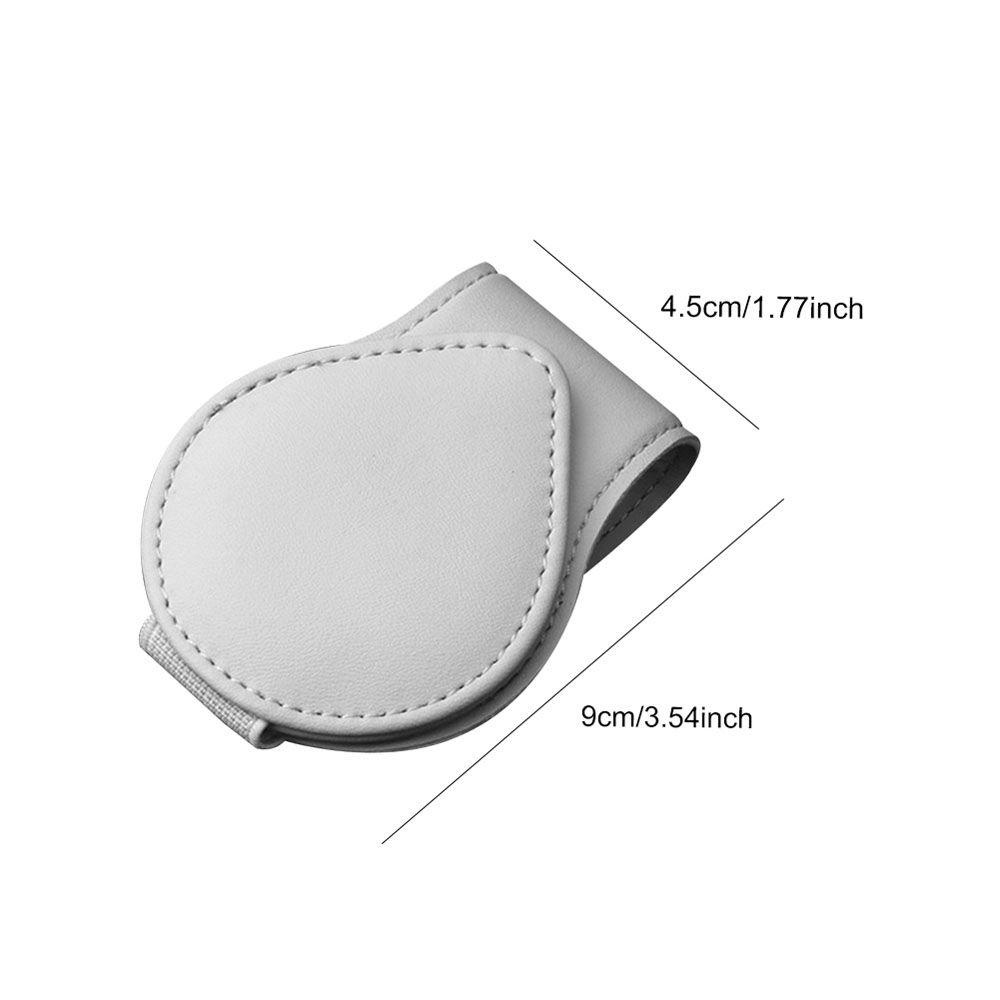 Kẹp Giữ Mắt Kính Bằng Da Gắn Tấm Che Nắng Xe Hơi Chất Lượng Cao Ốp