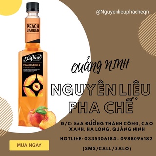 [GIÁ SỈ] Siro Đào Davinci Gourmet (Peach Garden syrup) - chai 750ml