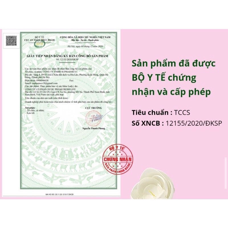 Viên sủi Lady tăng size vòng 1 hiệu quả