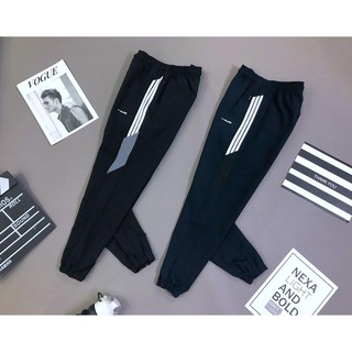 Quần dài Nam thể thao HIYE bó ống chân,chất dù nhẹ thoáng mát, size lớn, jogger - QDM011