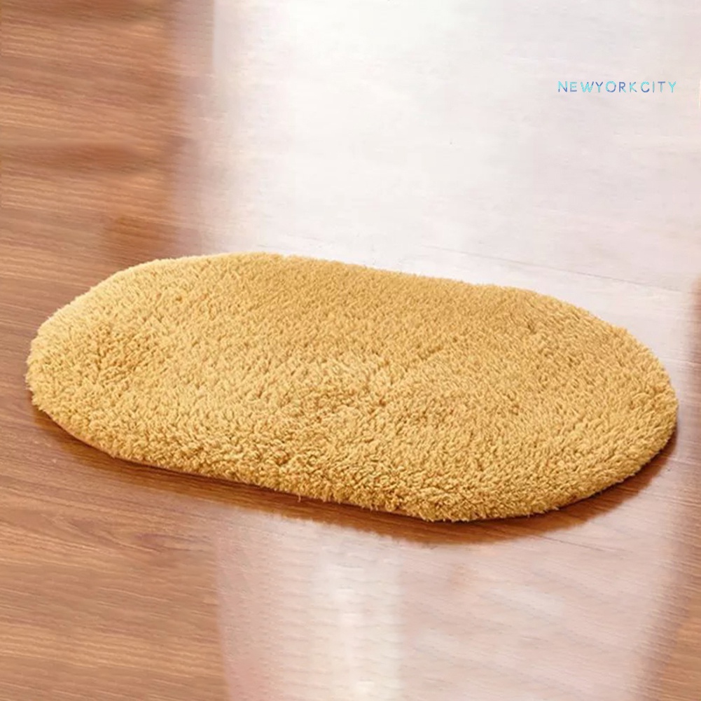 Thảm Lót Sàn Lông Nhung Thấm Hút Nước Chống Trượt Nhiều Màu Sắc