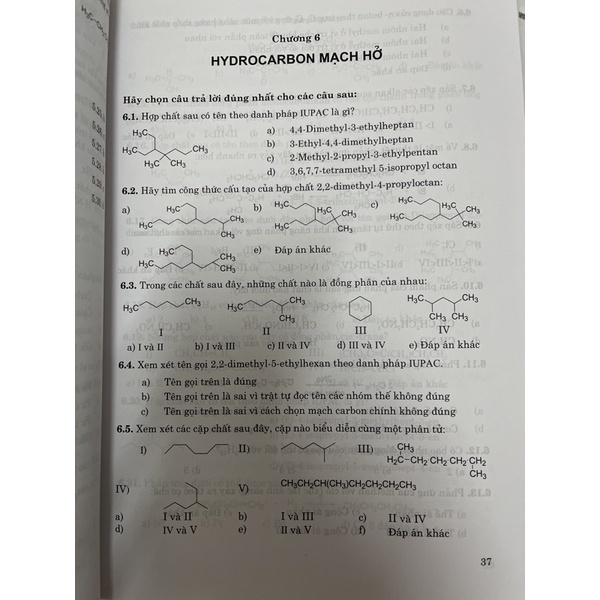 Sách - Câu Hỏi Trắc Nghiệm Hoá Vô Cơ và Hữu Cơ Tmos