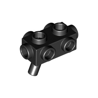 [845] Lego Part Minifigure Weapon Gun Blaster 1 x 2 x 2 / 3 có đinh tán bên cạnh.. (15071) / Cái
