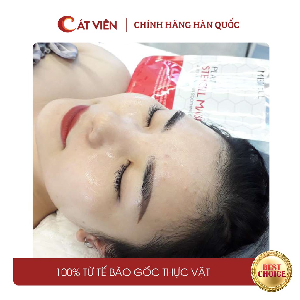 Mặt nạ dưỡng trắng tế bào gốc Medicell, cấp ẩm căng bóng da, thích hợp sử dụng sau lăn kim, nặn mụn, vi tảo da nám