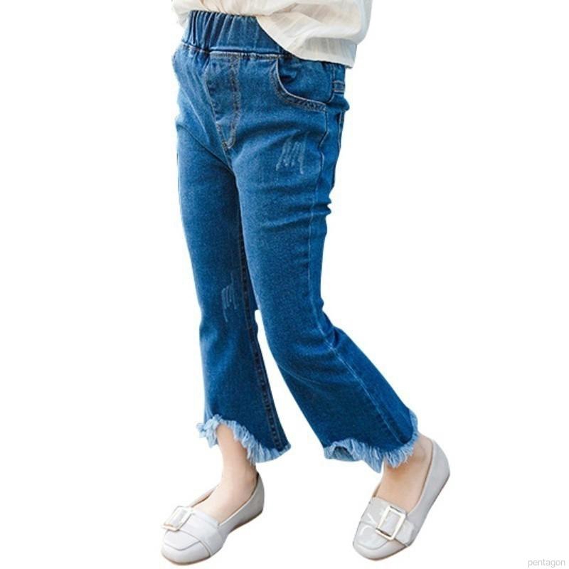 Quần Jeans Ống Loe Thời Trang Cho Bé