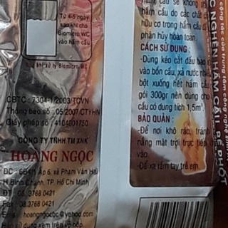 Hộp thông cầu cống BIOMiCRO.WC (Vi sinh tự hoại)