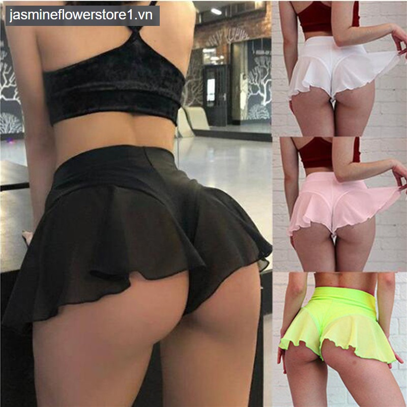 Quần short ôm dáng lưng cao xếp ly thời trang mới cho nữ