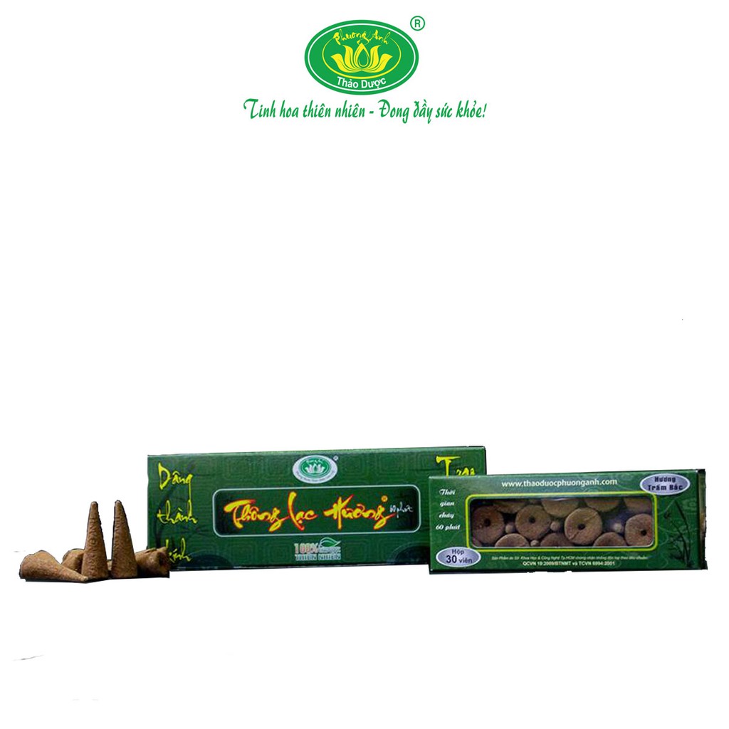 Nhang nụ thảo dược Thông Lạc Hương hộp 30 viên/ 50 viên/ 60 viên
