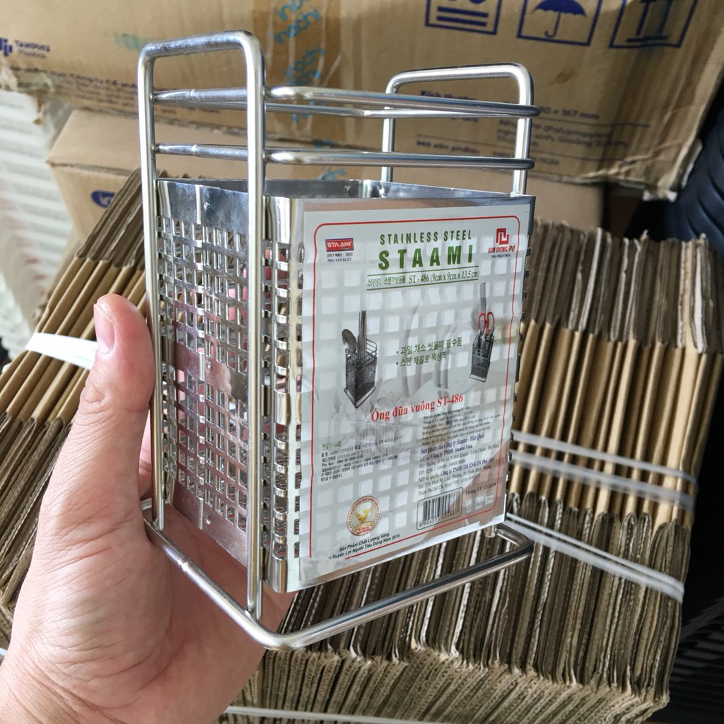 Ống đựng đũa vuông Sta Ami Hàn Quốc ST-486