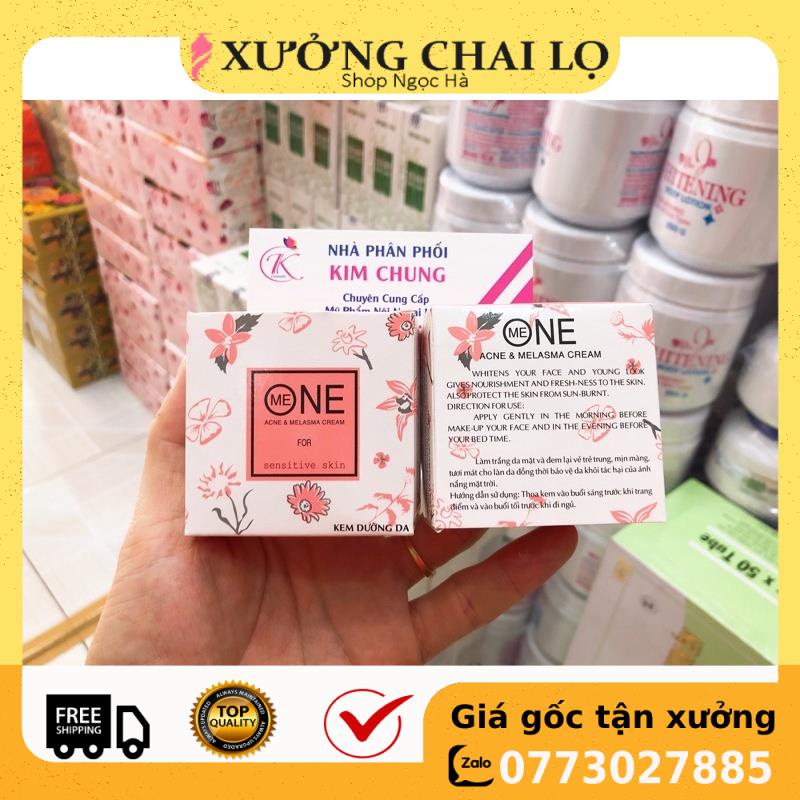 Kem Dưỡng Da ❤ GIÁ RẺ NHẤT ❤  Hộp lẻ ❤ Kem Me One 4,5g , nguyên liệu, công thức làm kem trộn trắng da body