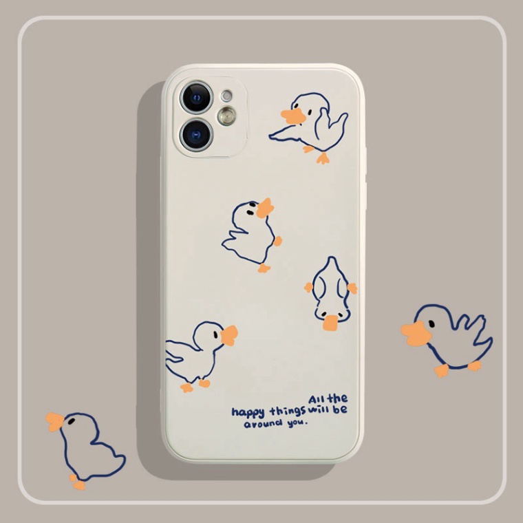 Ốp lưng in hình vịt độc đáo cho IP6/plus/6s/plus/7/plus/8/plus/x/xs/xs max/11/11 pro/11 promax/12pro/12promax/12mini/12