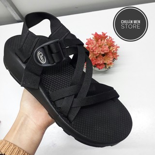 (SALE) Dép Chaco Nam Đen Quai Kép