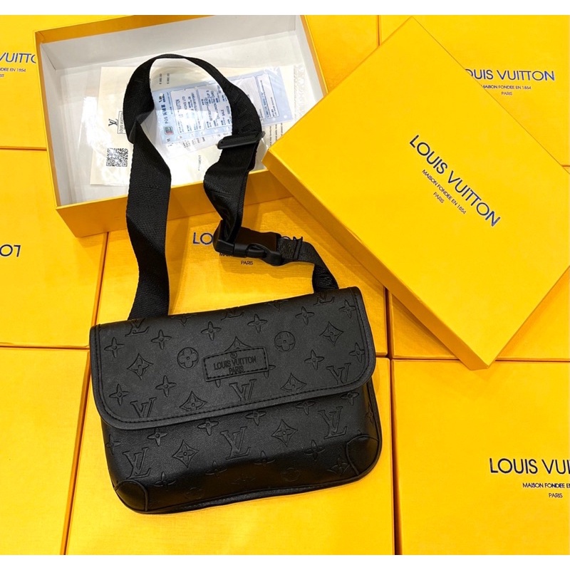 Túi đeo chéo Lv - túi xách nam các hãng giá rẻ chất liệu da Pu cao cấp - ảnh kèm video thật