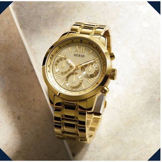 Đồng hồ nữ guess stainless steel classic bracelet u0330l1