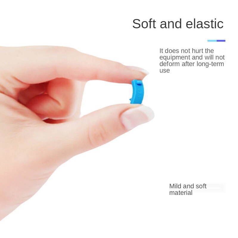 Set 13 đầu cắm silicon chống bụi cho các cổng máy tính/laptop nhiều màu sắc tùy chọn