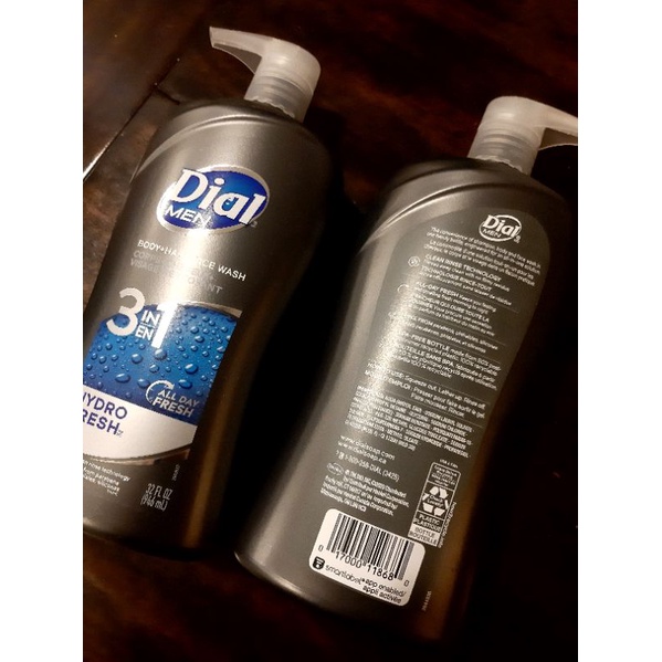 01 chai DẦU TẮM GỘI NAM DIAL MEN MÙI CỰC NAM TÍNH 437ML/ 946ml  mùi Ultimate clean /  mùi Hydro Fresh 946mlTỪ MỸ