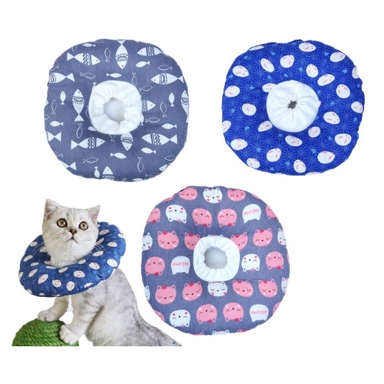 [ HỎA TỐC] Vòng chống liếm cho chó mèo dạng gối