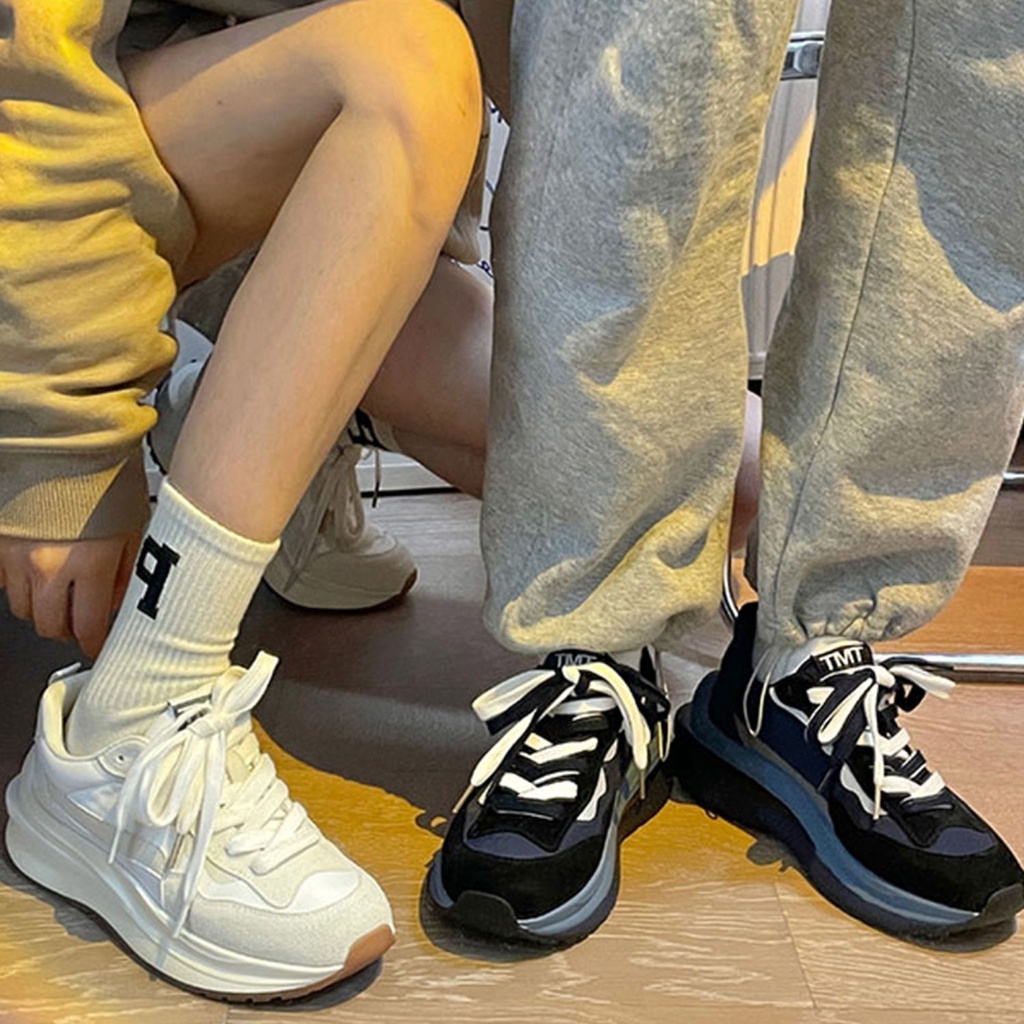 Giày Thể Thao Đế Dày Nâng Chiều Cao 2022 Dễ Phối Đồ Thời Trang Xuân Hè Cho Nữ