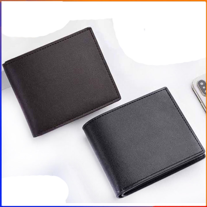 Ví nam chất đẹp thời trang cao cấp. Bóp da PU nhiều ngăn phong cách trẻ sành điệu gu nam tính nhập khẩu